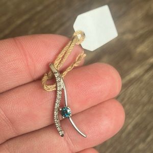 Blue Diamond Pendant